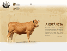 Tablet Screenshot of estanciagoudard.com